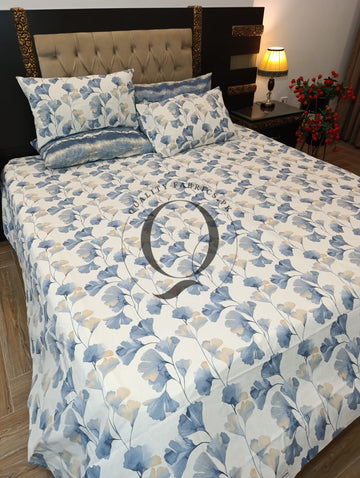 PC-1387: 4 Pillows Cotton Bed Sheet