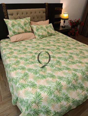 PC-1390: 4 Pillows Cotton Bed Sheet