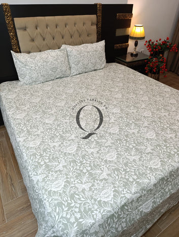 PC-1391: 4 Pillows Cotton Bed Sheet