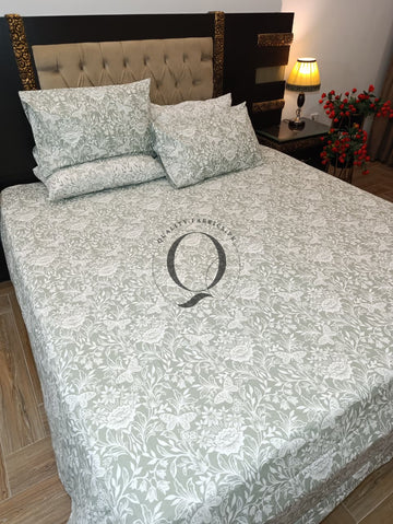 PC-1391: 4 Pillows Cotton Bed Sheet