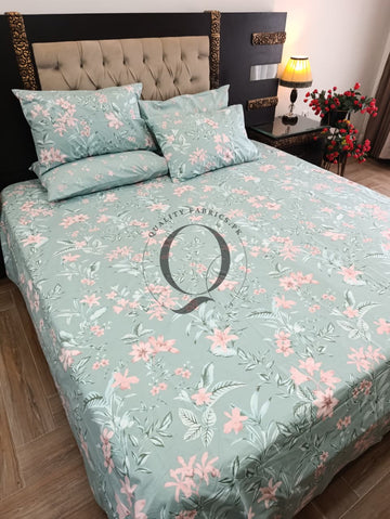 PC-1399: 4 Pillows Cotton Bed Sheet
