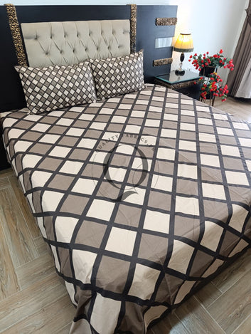 PC-1400: 4 Pillows Cotton Bed Sheet