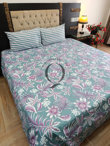 PC-1401: 4 Pillows Cotton Bed Sheet