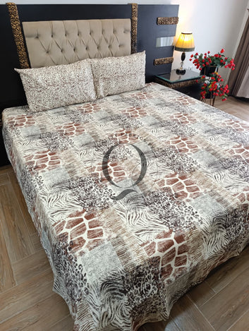 PC-1404: 4 Pillows Cotton Bed Sheet