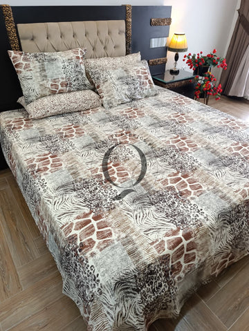 PC-1404: 4 Pillows Cotton Bed Sheet