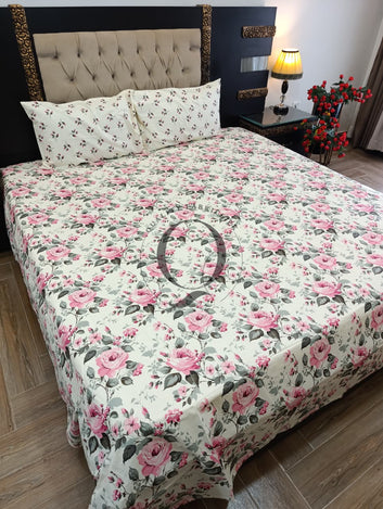 PC-1406: 4 Pillows Cotton Bed Sheet
