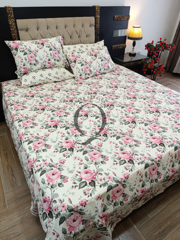 PC-1406: 4 Pillows Cotton Bed Sheet