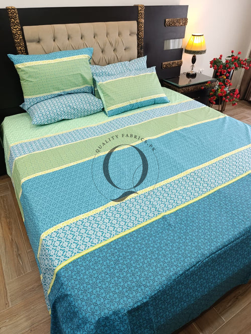 PC-1410: 4 Pillows Cotton Bed Sheet