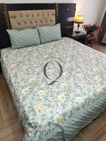 PC-1411: 4 Pillows Cotton Bed Sheet