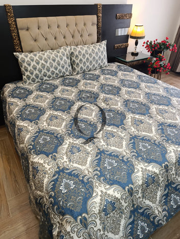 PC-1413: 4 Pillows Cotton Bed Sheet