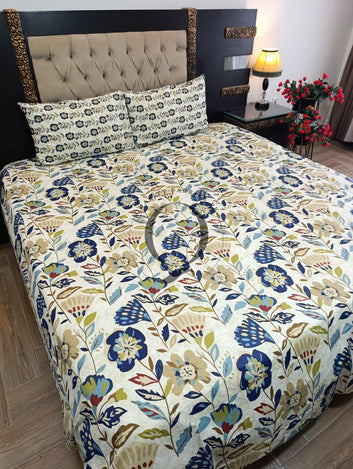 PC-1414: 4 Pillows Cotton Bed Sheet