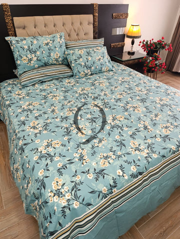 PC-1415: 4 Pillows Cotton Bed Sheet