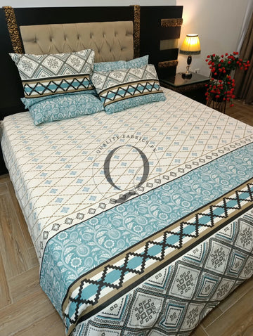 PC-1420: 4 Pillows Cotton Bed Sheet