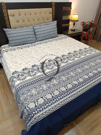 PC-1422: 4 Pillows Cotton Bed Sheet