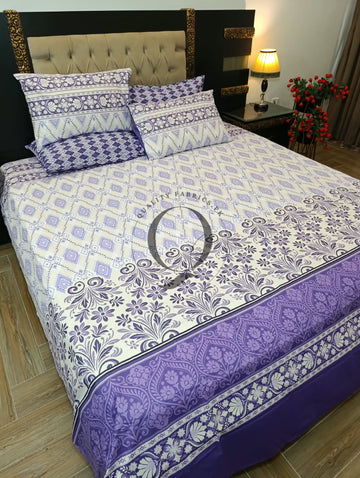 PC-1423: 4 Pillows Cotton Bed Sheet