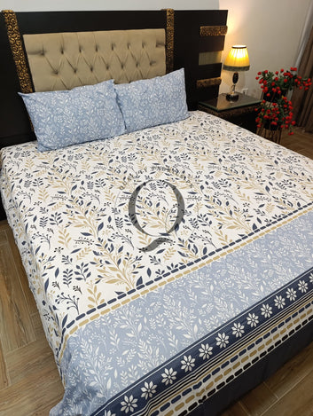 PC-1424: 4 Pillows Cotton Bed Sheet