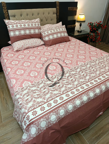 PC-1425: 4 Pillows Cotton Bed Sheet