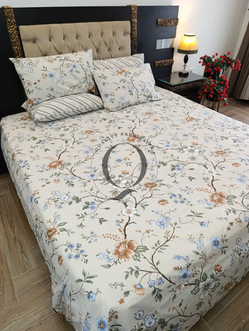 PC-1426: 4 Pillows Cotton Bed Sheet