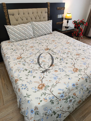 PC-1426: 4 Pillows Cotton Bed Sheet