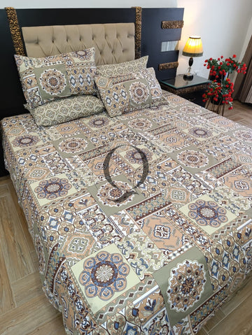PC-1427: 4 Pillows Cotton Bed Sheet
