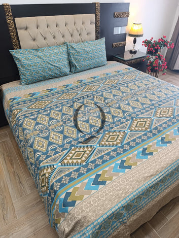 PC-1436: 4 Pillows Cotton Bed Sheet