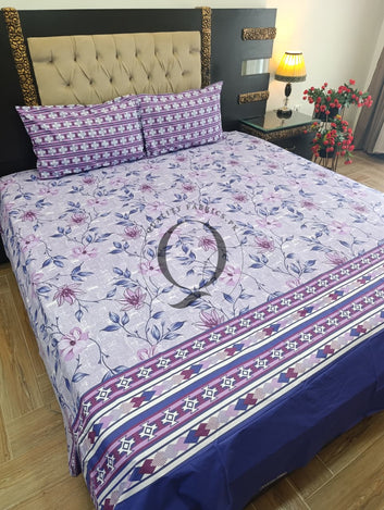PC-1438: 4 Pillows Cotton Bed Sheet