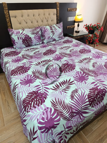 PC-1442: 4 Pillows Cotton Bed Sheet