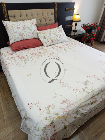 PC-1445: 4 Pillows Cotton Bed Sheet