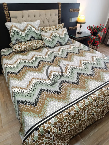 PC-1448: 4 Pillows Cotton Bed Sheet