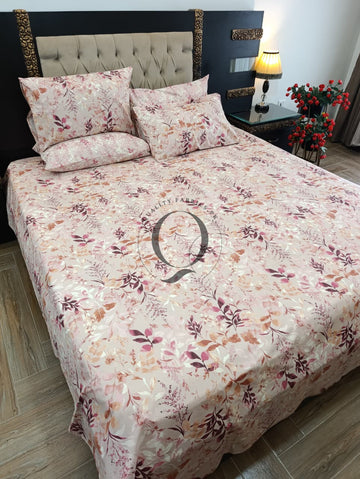 PC-1449: 4 Pillows Cotton Bed Sheet