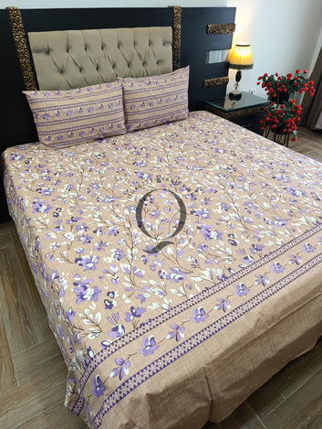 PC-1453: 4 Pillows Cotton Bed Sheet
