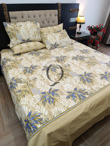 PC-1455: 4 Pillows Cotton Bed Sheet