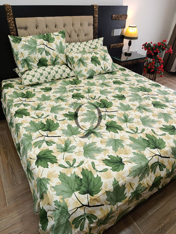 PC-1458: 4 Pillows Cotton Bed Sheet