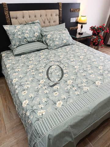 PC-1459: 4 Pillows Cotton Bed Sheet