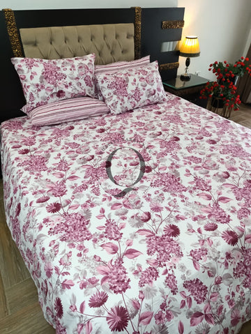 PC-1469: 4 Pillows Cotton Bed Sheet