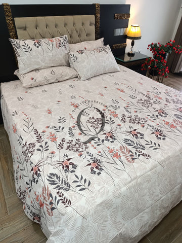 PC-1472: 4 Pillows Cotton Bed Sheet