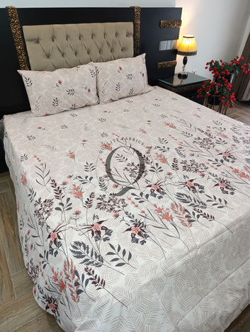 PC-1472: 4 Pillows Cotton Bed Sheet