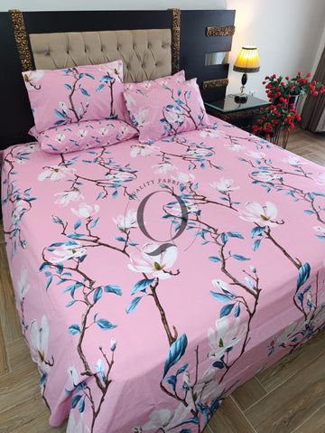 PC-1473: 4 Pillows Cotton Bed Sheet