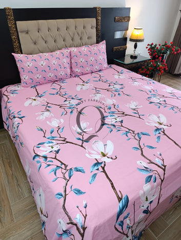 PC-1473: 4 Pillows Cotton Bed Sheet