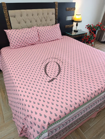 PC-1476: 4 Pillows Cotton Bed Sheet
