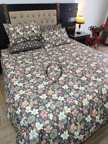 PC-1477: 4 Pillows Cotton Bed Sheet