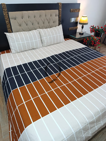 PC-1479: 4 Pillows Cotton Bed Sheet