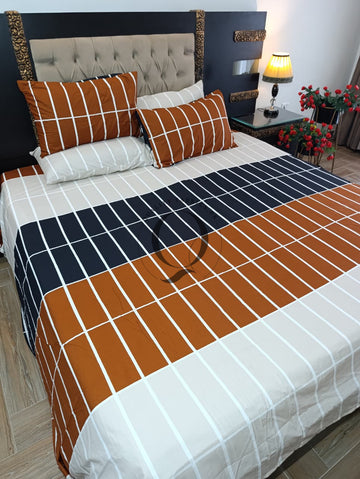 PC-1479: 4 Pillows Cotton Bed Sheet