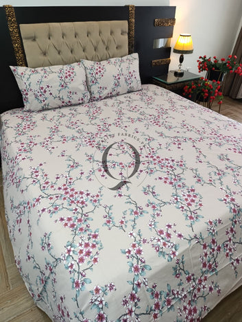 PC-1480: 4 Pillows Cotton Bed Sheet