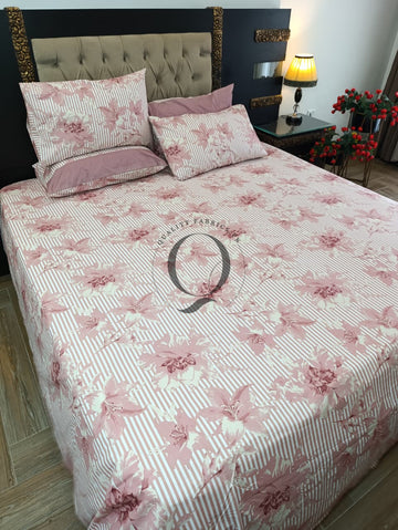 PC-1486: 4 Pillows Cotton Bed Sheet