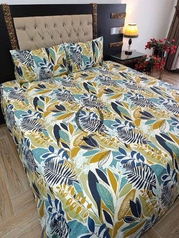 PC-1488: 4 Pillows Cotton Bed Sheet