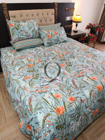 PC-1491: 4 Pillows Cotton Bed Sheet