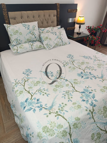 PC-1492: 4 Pillows Cotton Bed Sheet