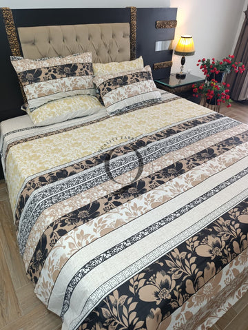 PC-1495: 4 Pillows Cotton Bed Sheet