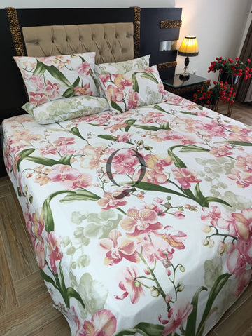 PC-1496: 4 Pillows Cotton Bed Sheet